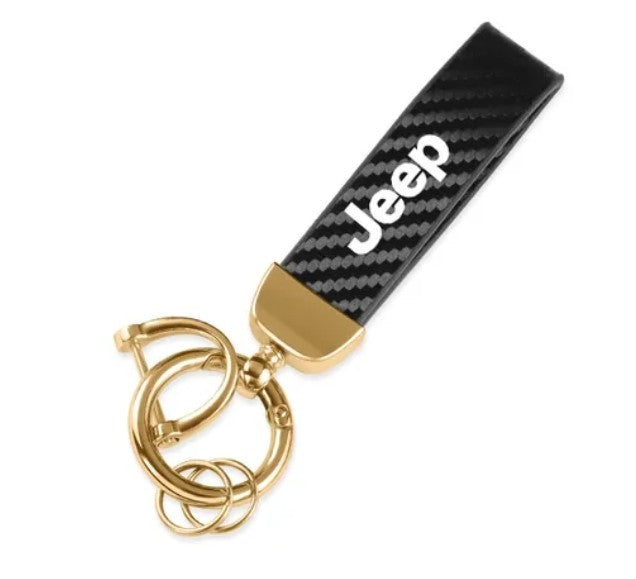 Carbon fiber keychain