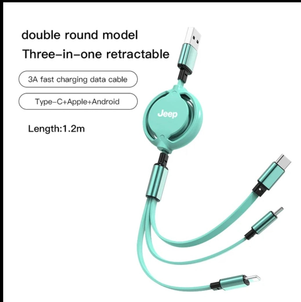 3n1 USB phone charger