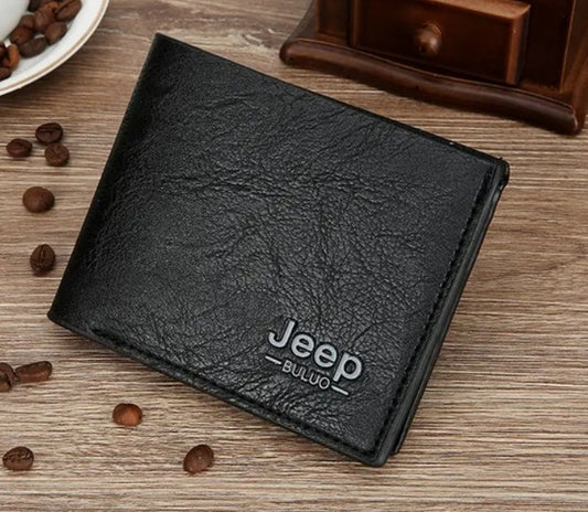 Leather wallet, Black